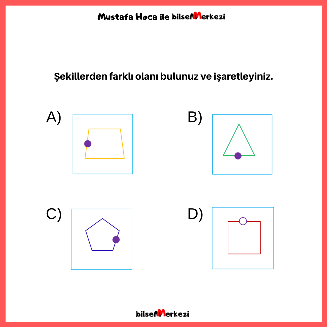 Değişik Olanı Bul (MKL1) MKL1 DegisikOlaniBul Question 0014 Answer D - Değişik Olanı Bul (MKL1)