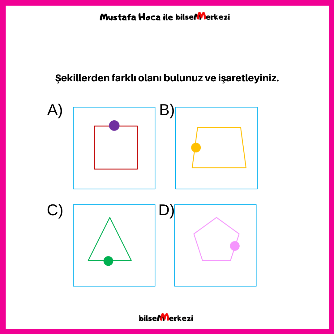 Değişik Olanı Bul (MKL1) MKL1 DegisikOlaniBul Question 0015 Answer A - Değişik Olanı Bul (MKL1)