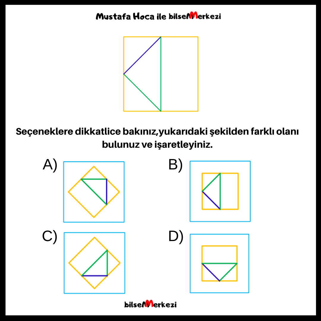 Farklı Olanı Bul (MKL1) MKL1 FarkliOlaniBul Question 0012 Answer B - Farklı Olanı Bul (MKL1)