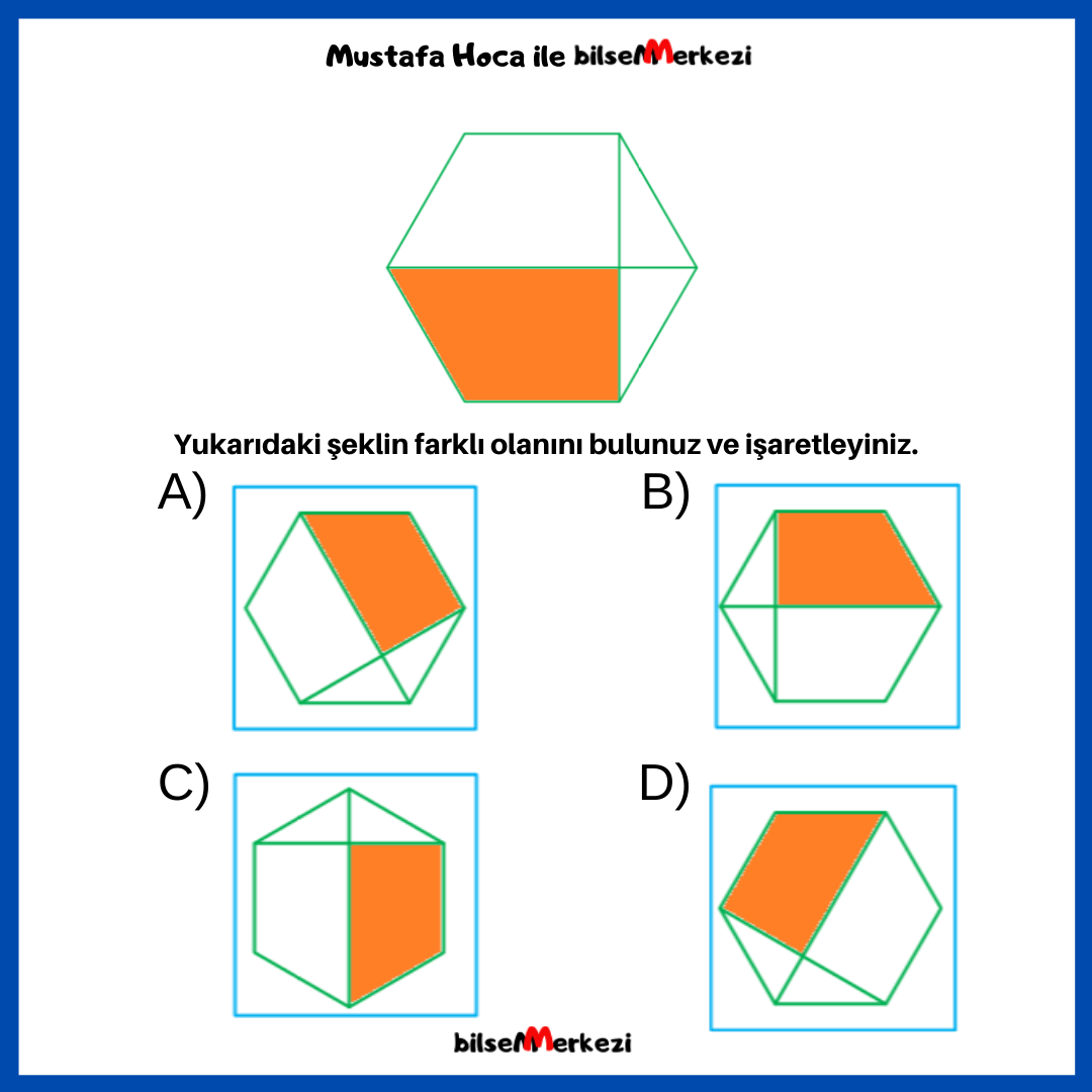 Farklı Olanı Bul (MKL1) MKL1 FarkliOlaniBul Question 0019 Answer A - Farklı Olanı Bul (MKL1)