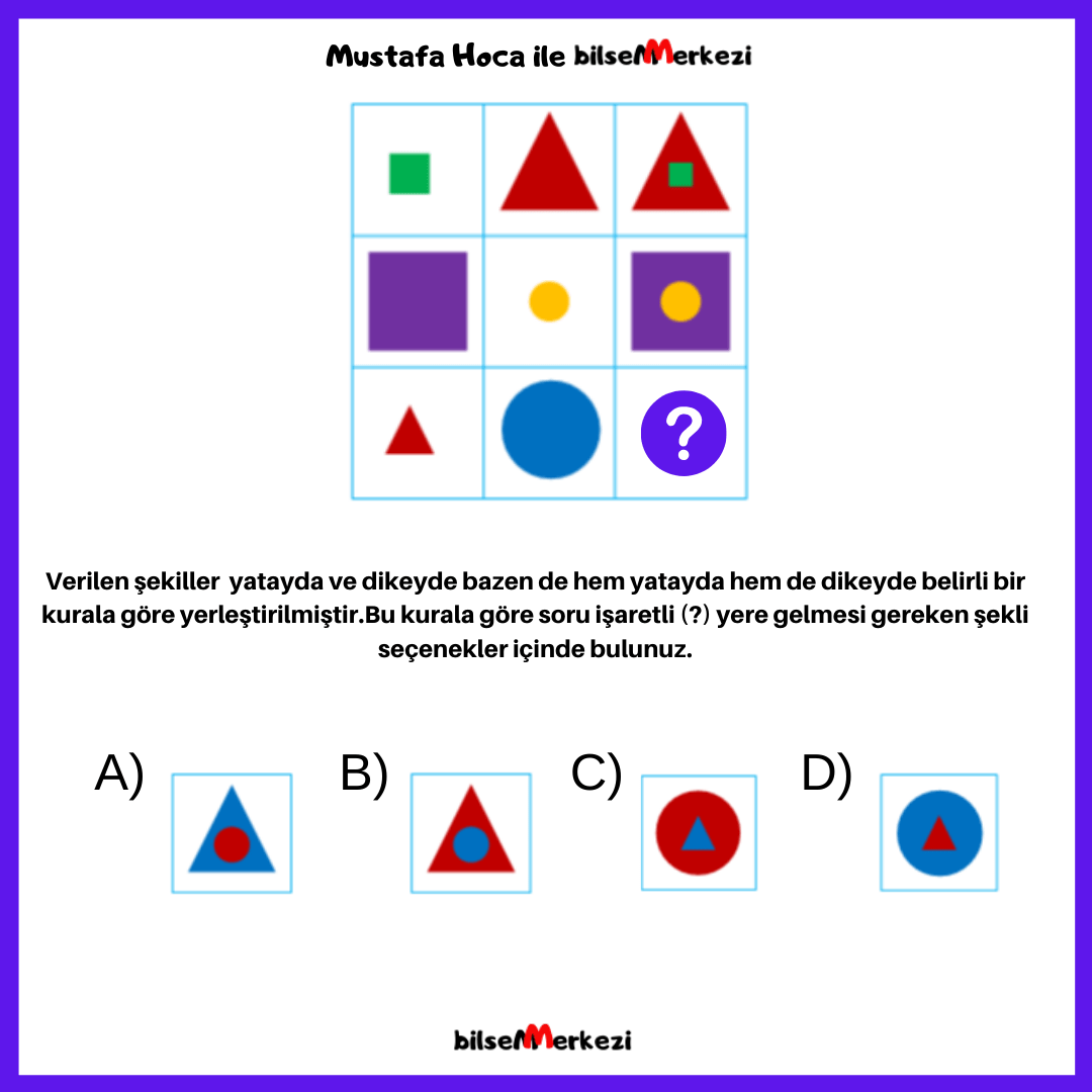 Matris Başlangıç MKL1 Matrisler Question 0028 Answer D - Matris Başlangıç