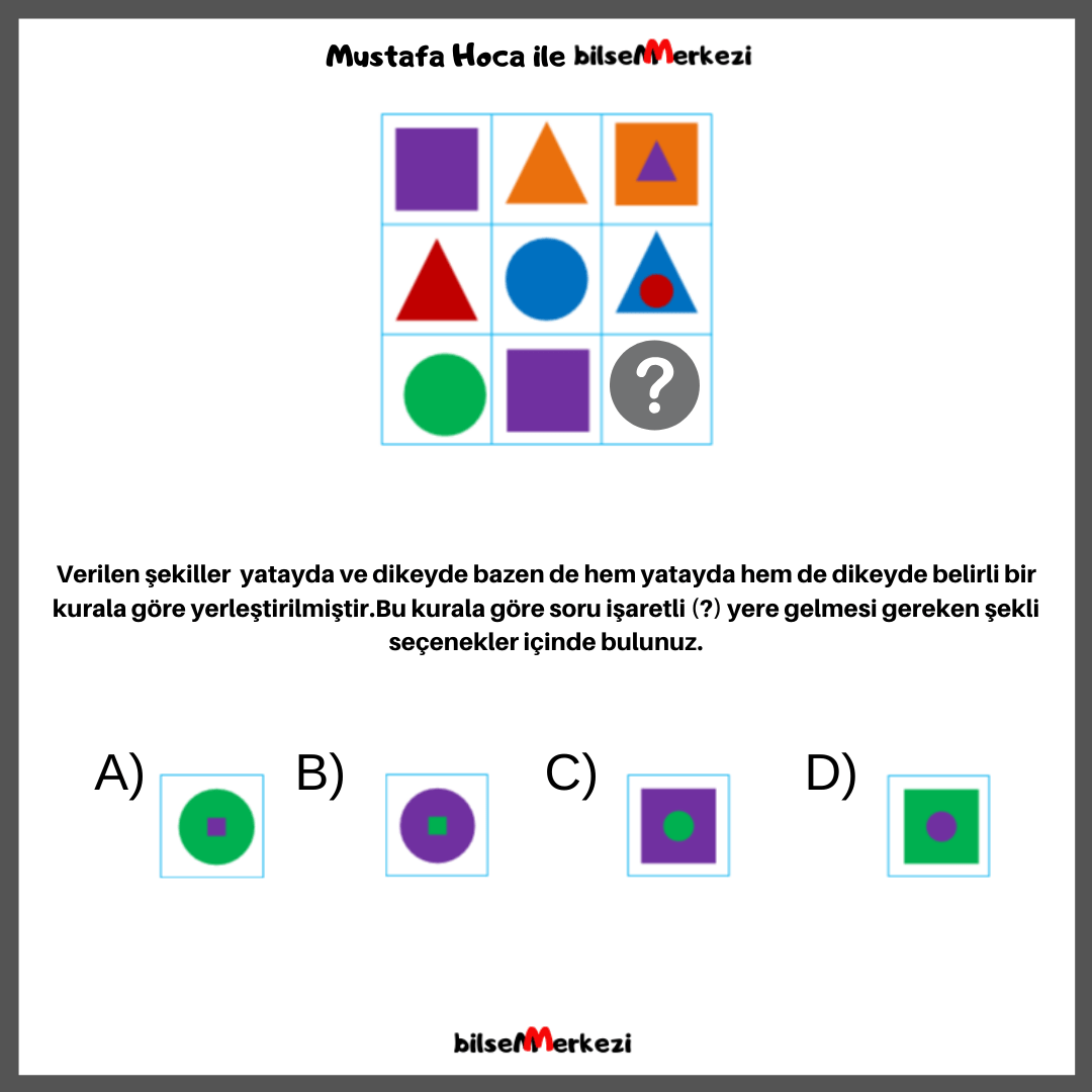 Matris Başlangıç MKL1 Matrisler Question 0032 Answer B - Matris Başlangıç