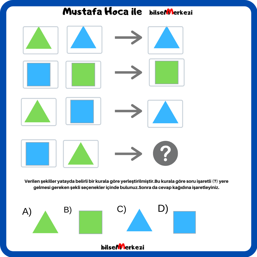 MKL1 Matrisler Question 0042 Answer B - Matris Başlangıç