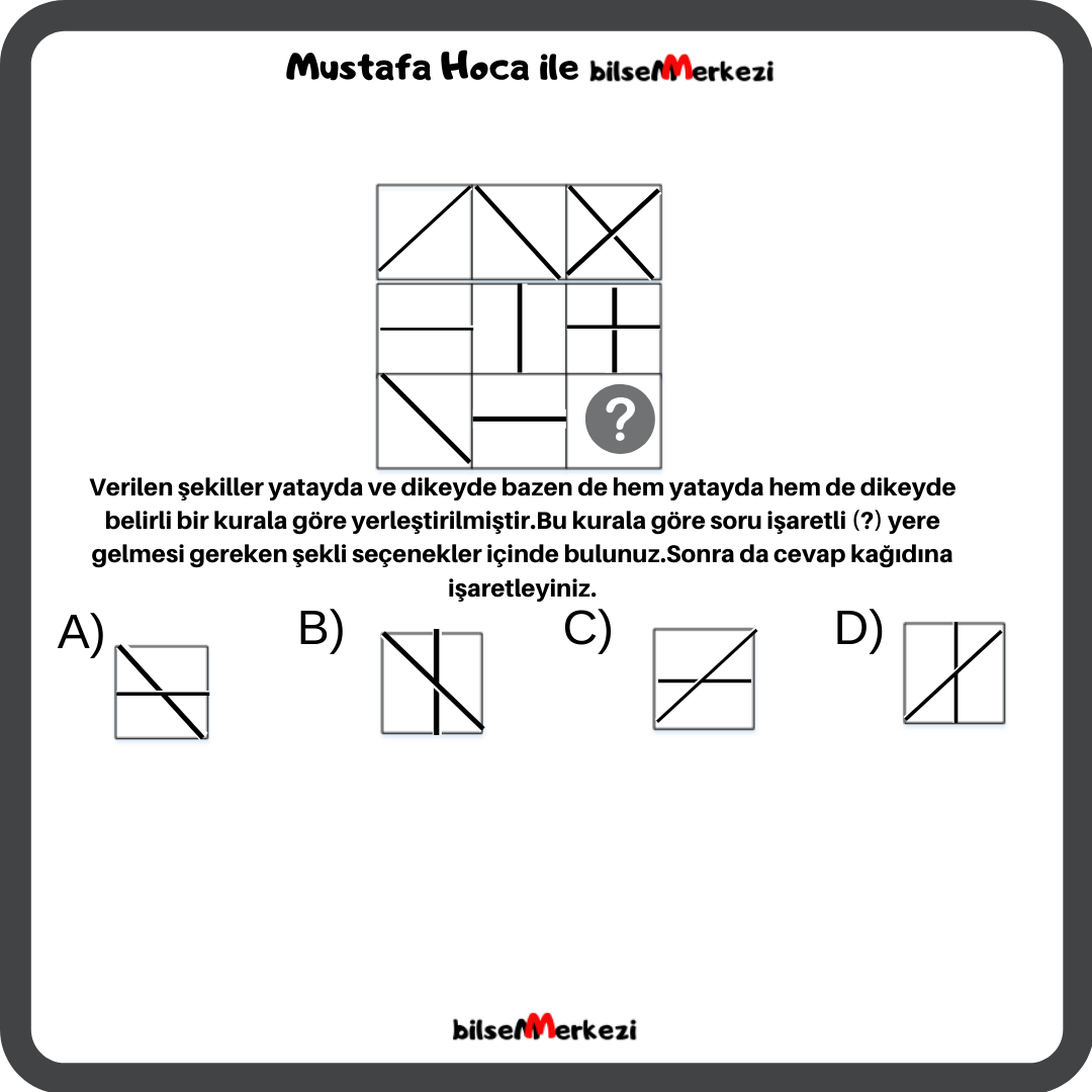 MKL1 Matrisler Question 0044 Answer A - Matris Başlangıç
